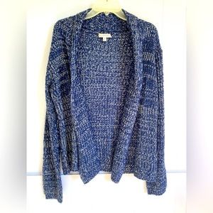 Blue Knit Cardigan
